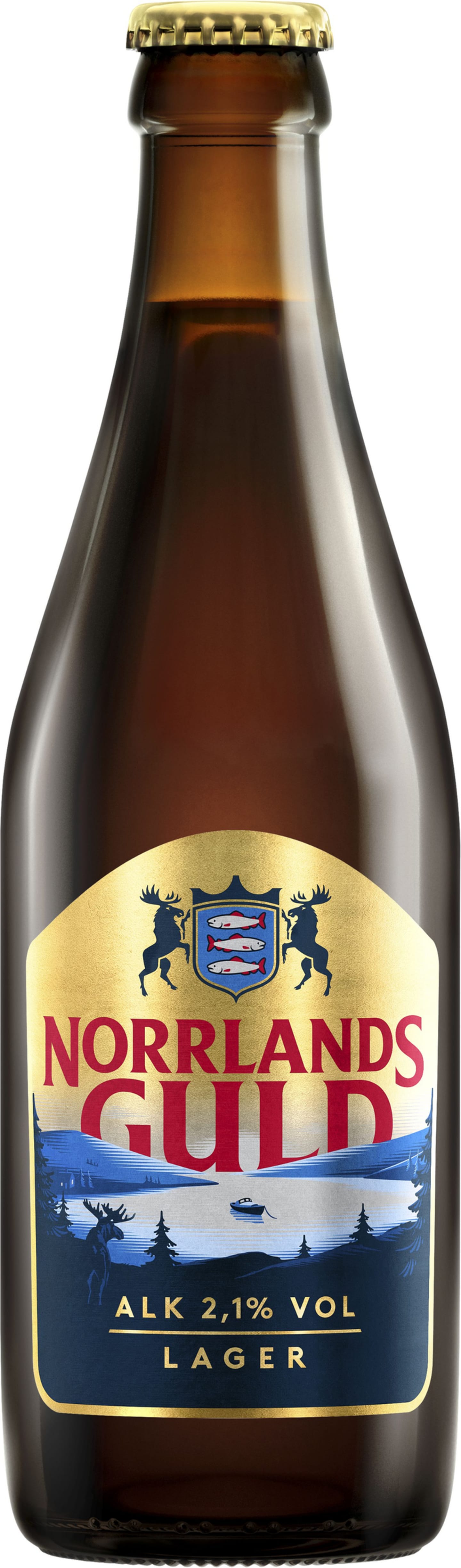 Norrlands Guld lättöl 2,1%returglas 33cl - Bild 1 av 1