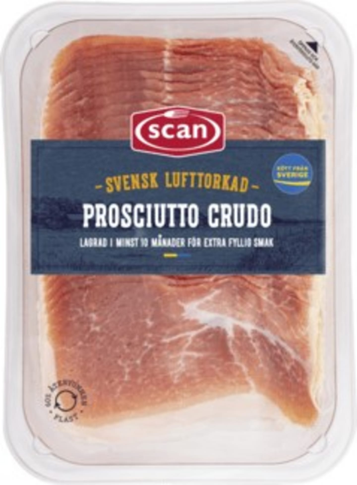 Prosciutto Crudo skivad 200g