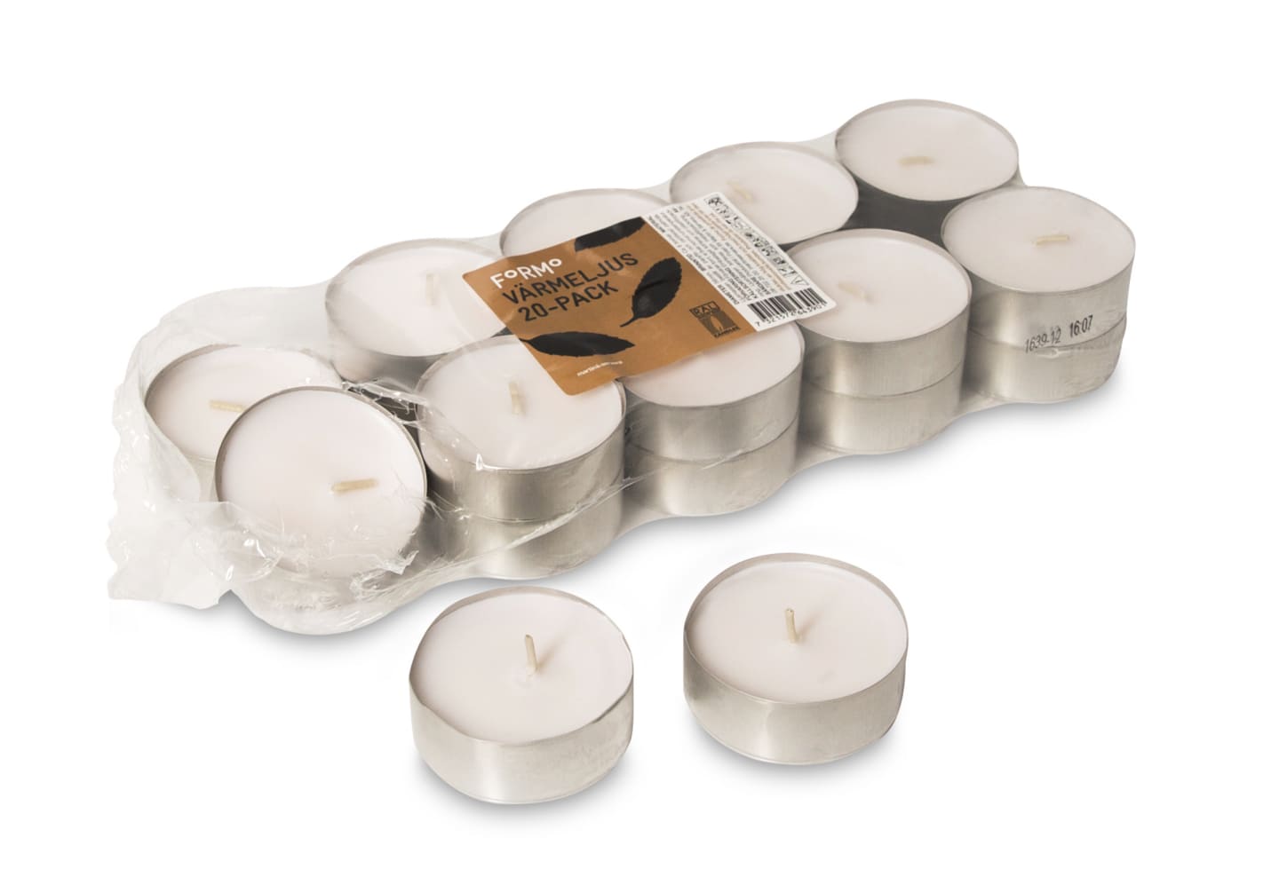 Värmeljus stora Paraffin 8tim 200st - Bild 1 av 3