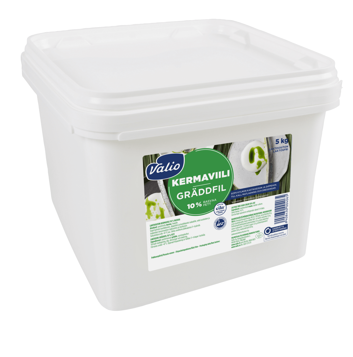 Gräddfil laktosfri 10% 5kg