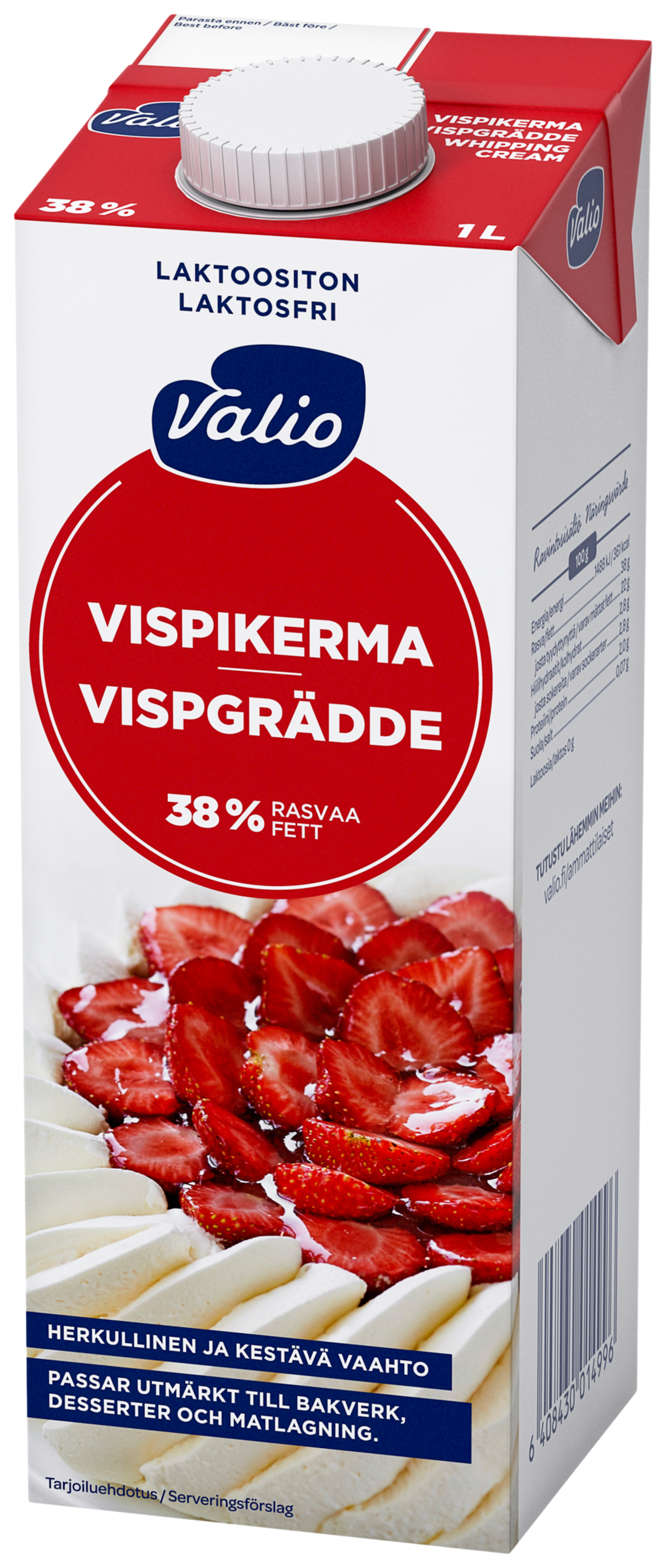 Vispgrädde laktosfri 1L