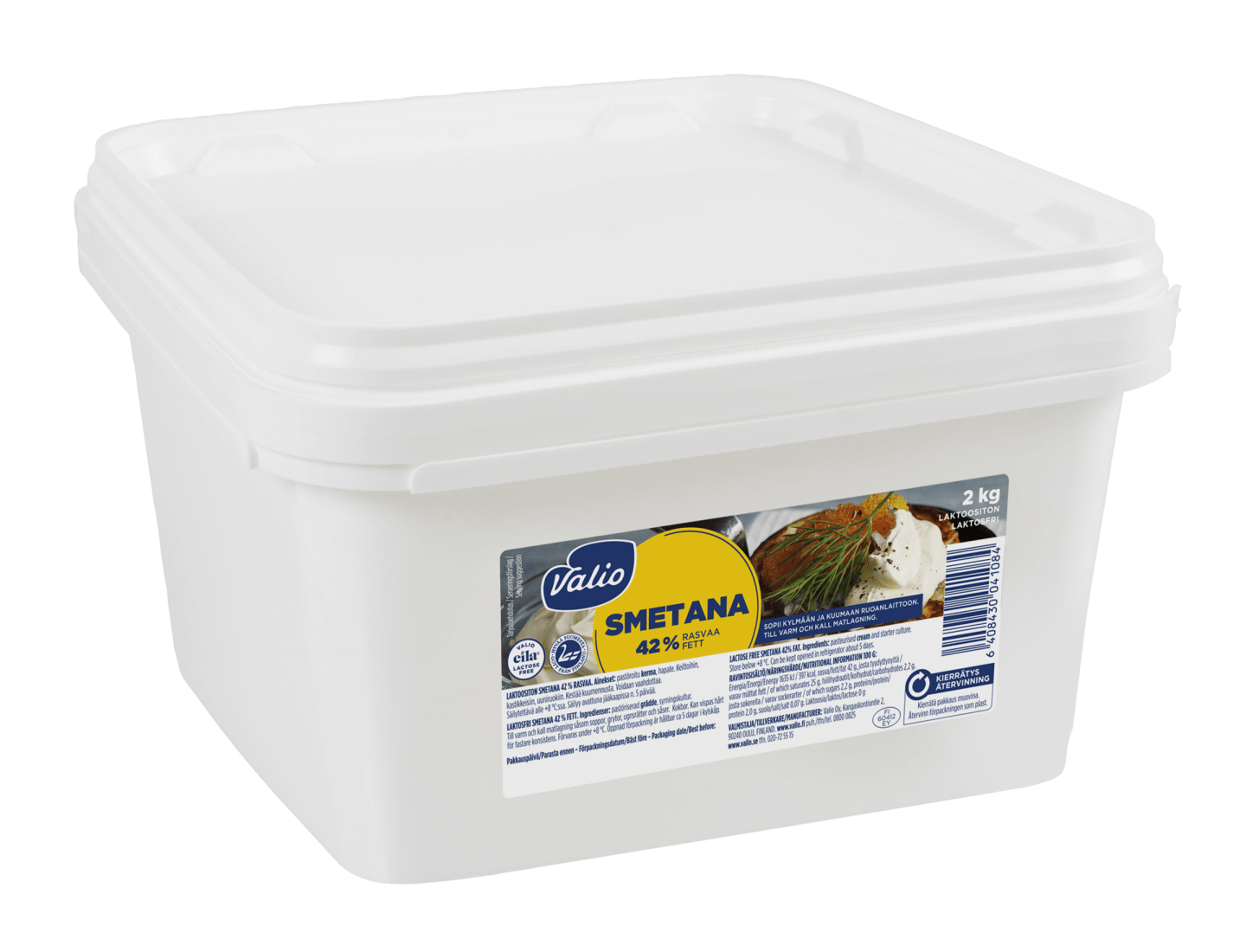 Smetana laktosfri 42% 2kg