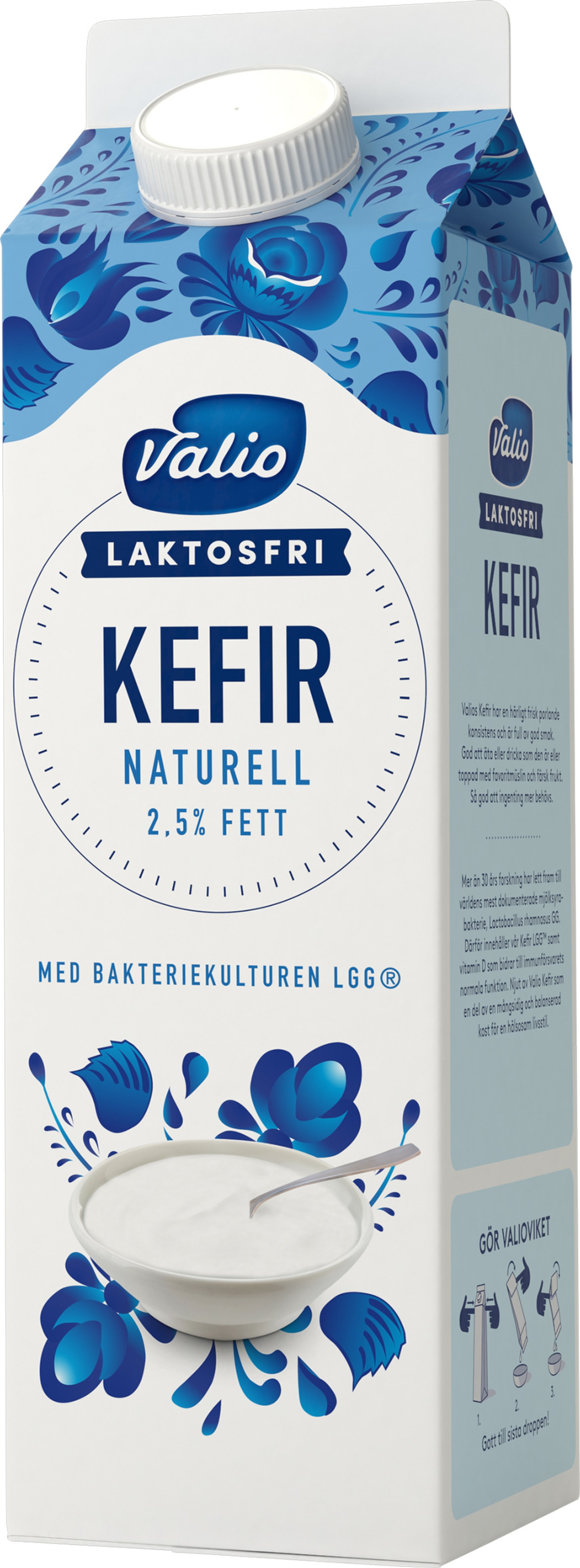 Filmjölk Kefir natur laktosfri 2,5% 1kg - Bild 1 av 1