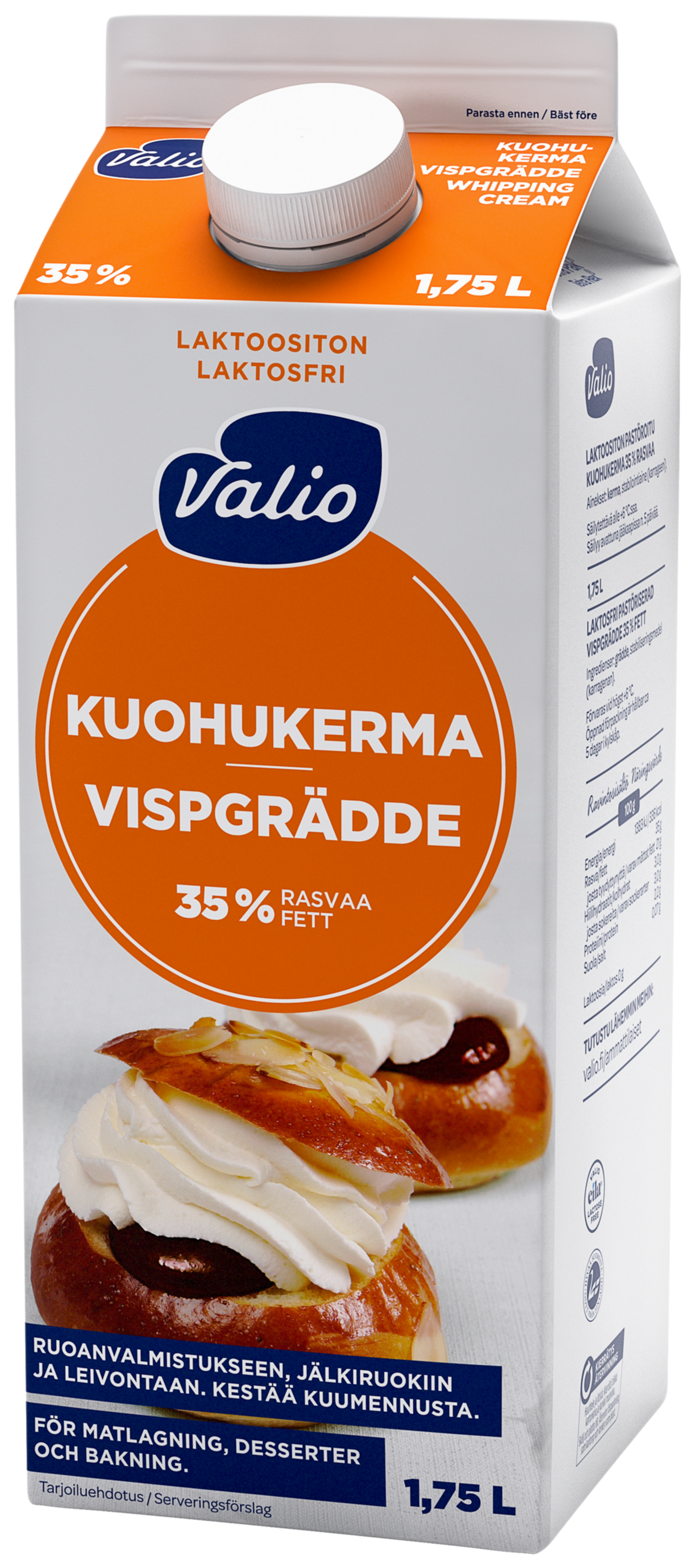 Vispgrädde laktosfri 35% 1,75L - Bild 1 av 1