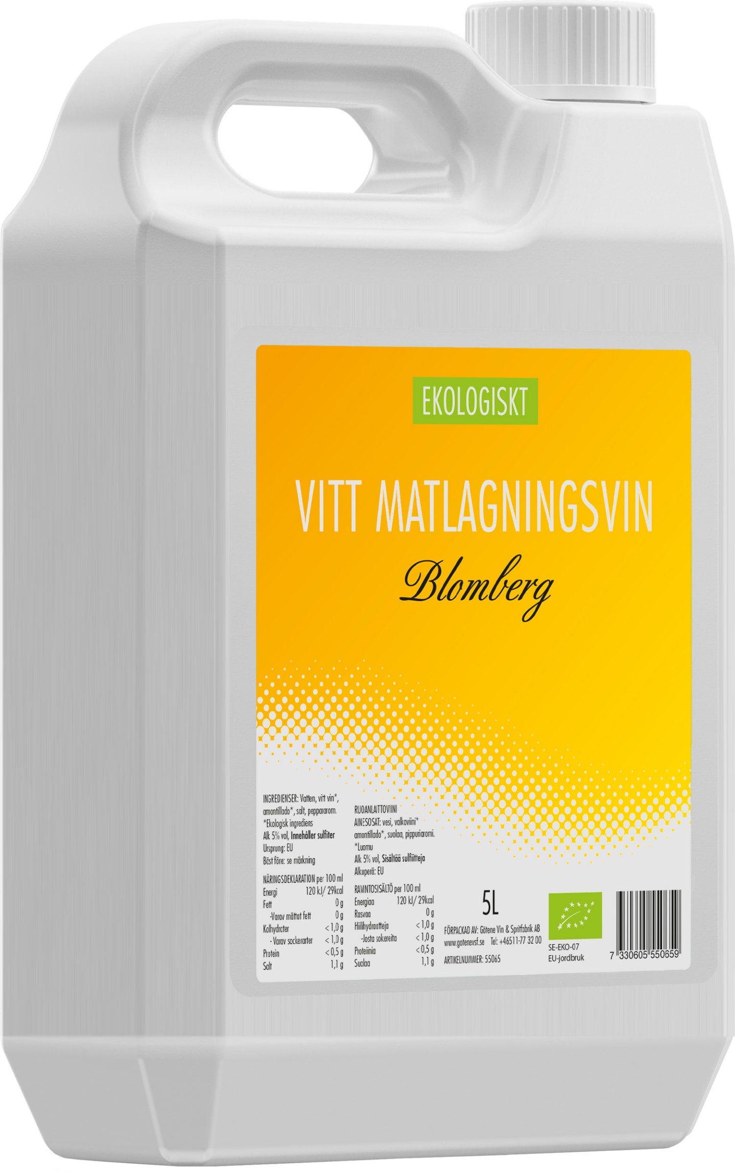 Matlagningsvin vitt 5L