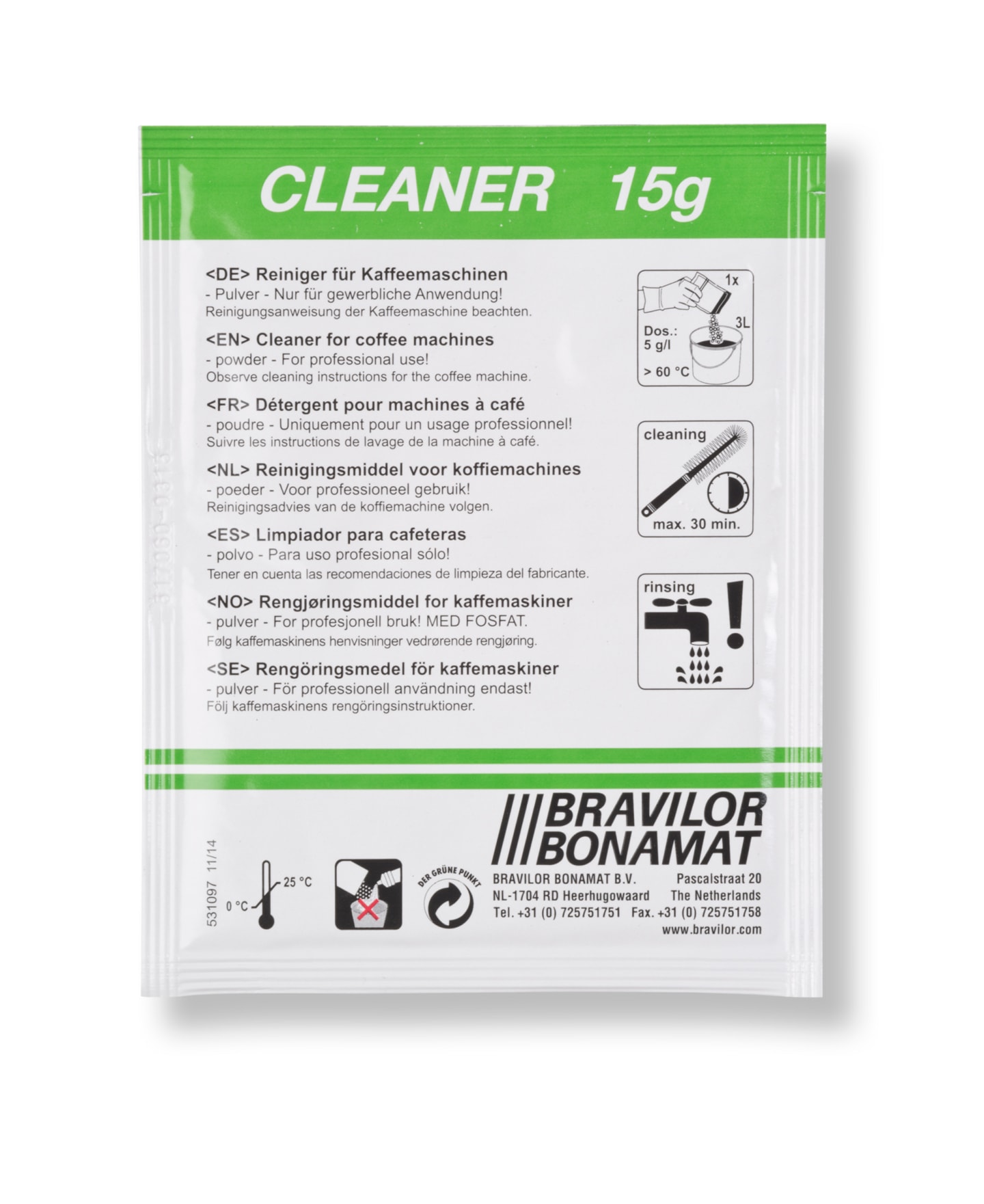 Cleaner rengöringsmedel 15x15g