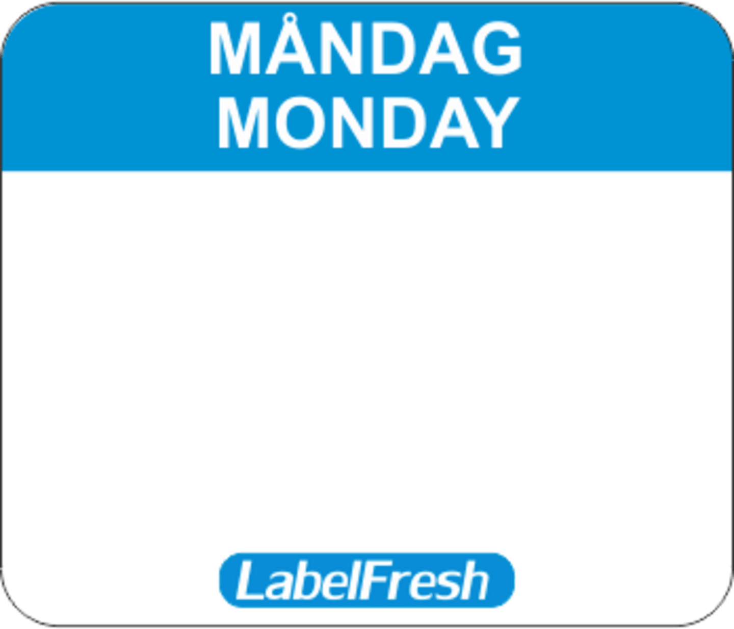 Etikett Easy märkning måndag 1000st