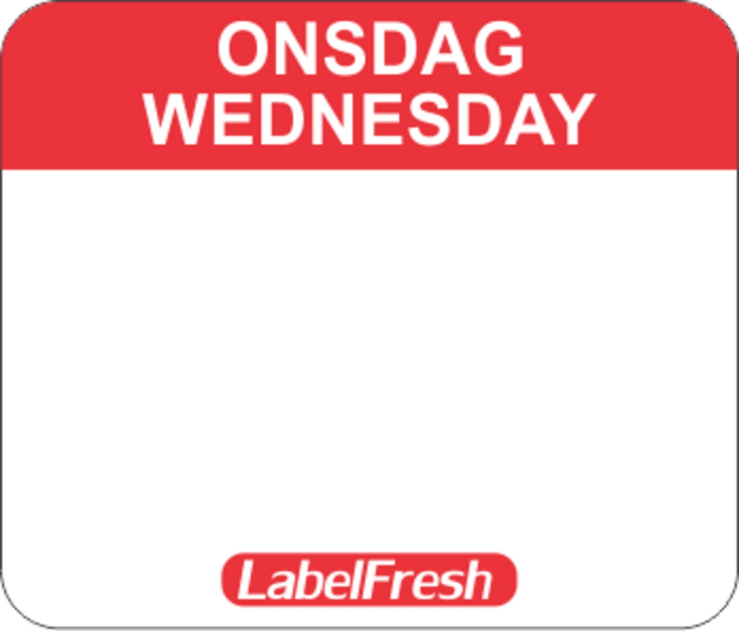 Etikett Easy märkning onsdag 1000st