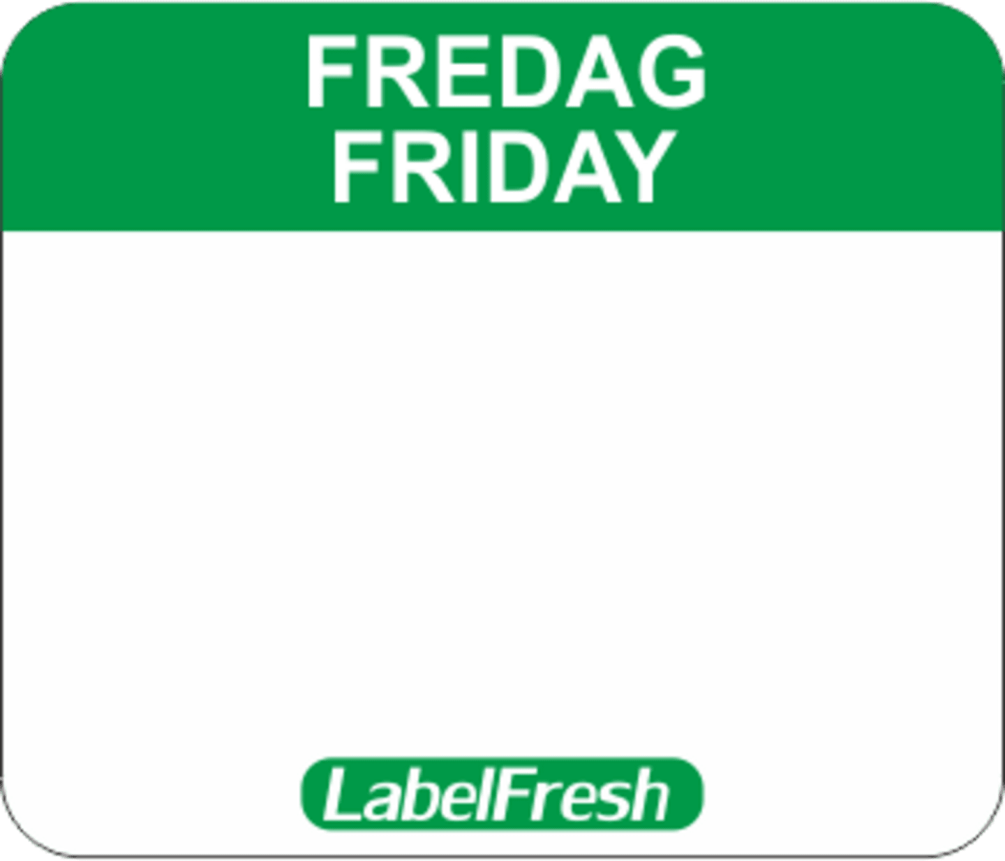 Etikett Easy märkning fredag 1000st