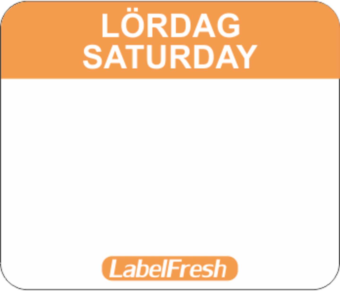 Etikett Easy märkning lördag 1000st