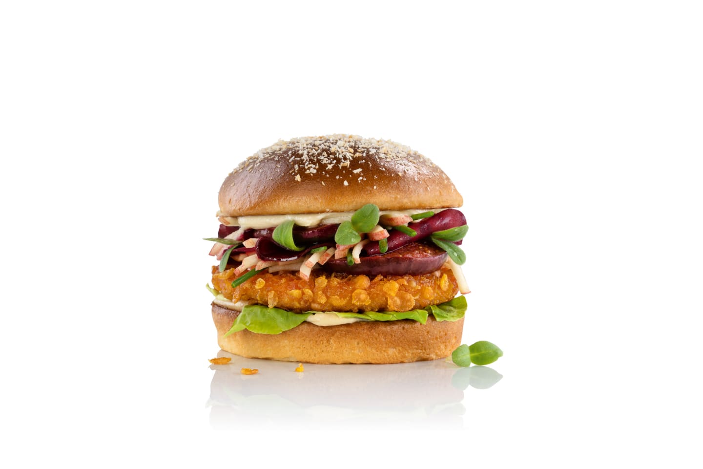 Crunchy Vegan Burger 90g - Bild 1 av 3