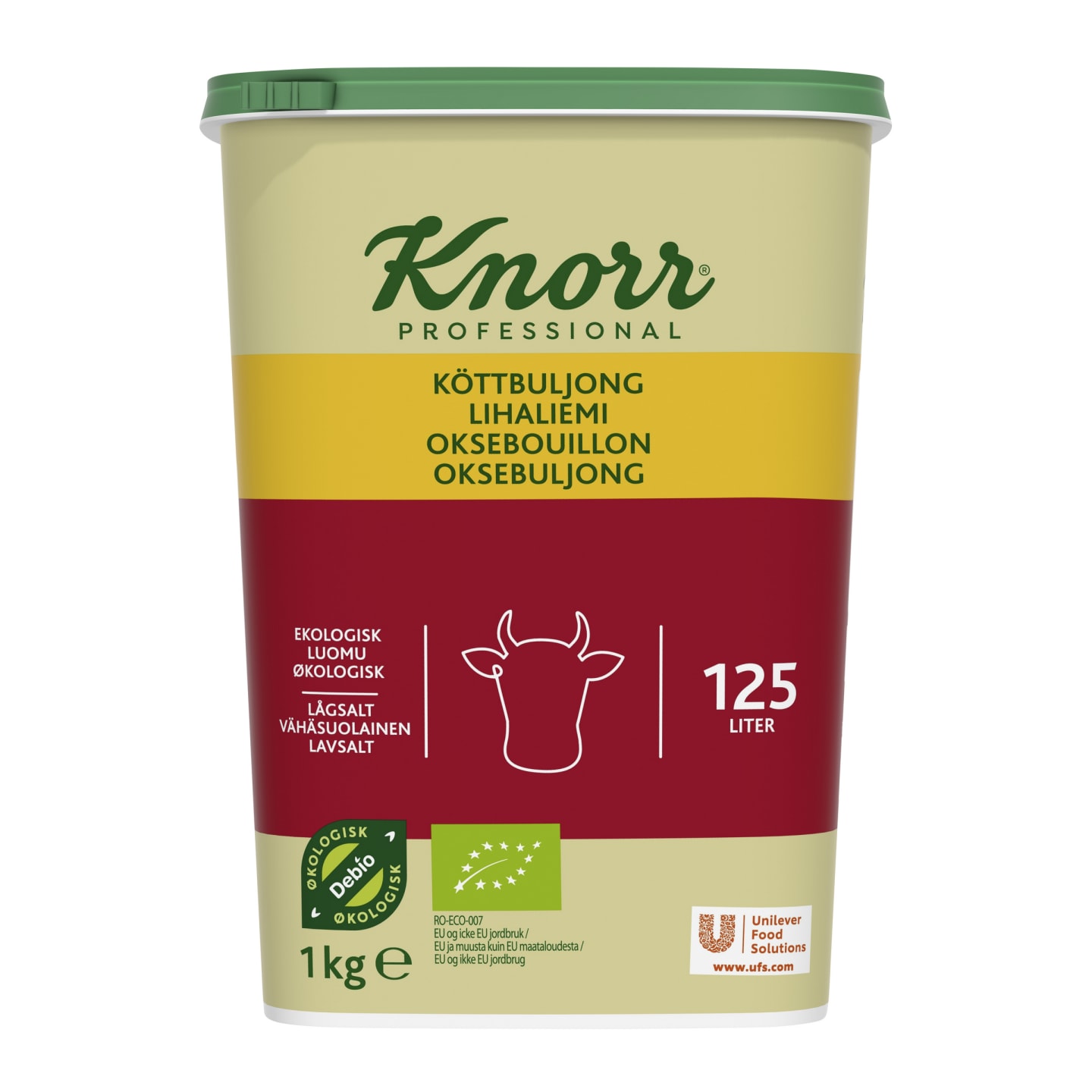 Köttbuljong Eko salthalt 0,3% pulver 1kg - Bild 1 av 1