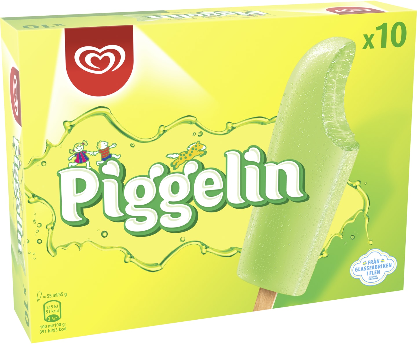 Piggelin glasspinne 10st