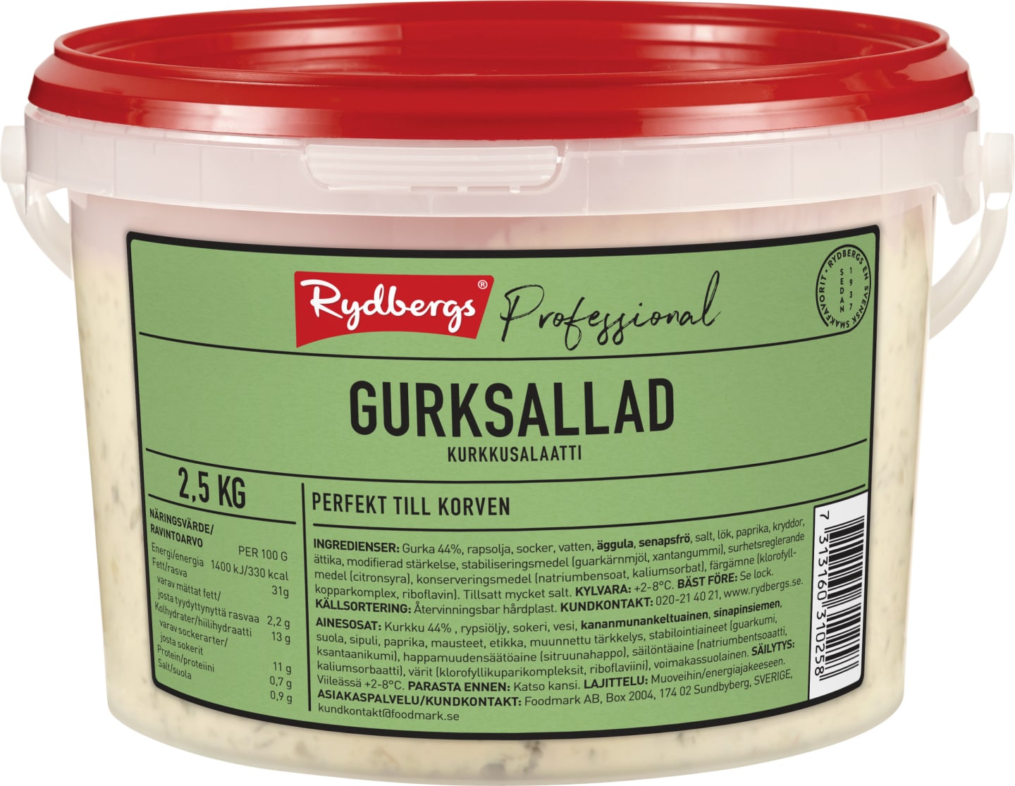 Gurksallad 2,5kg