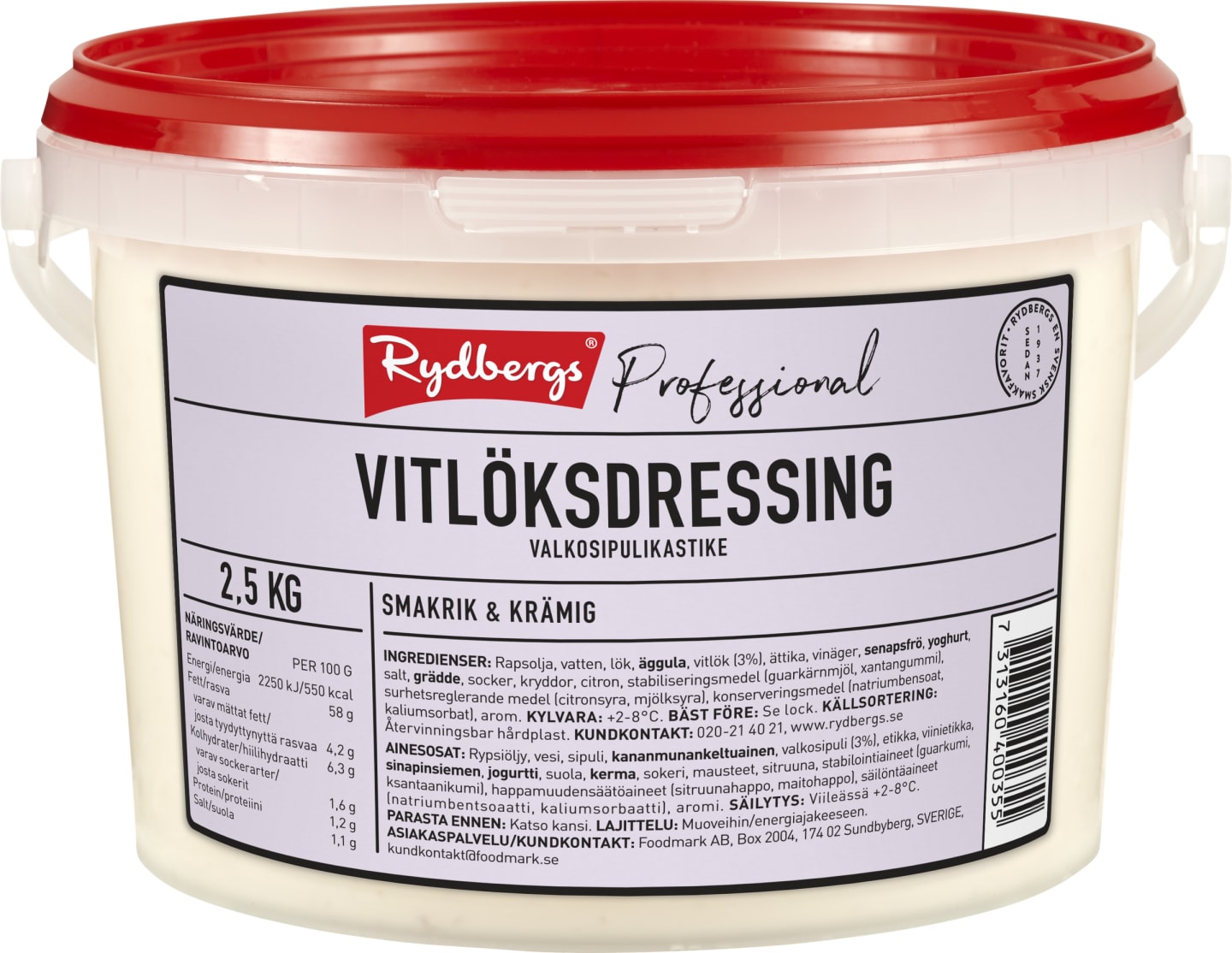 Vitlöksdressing 2,5kg