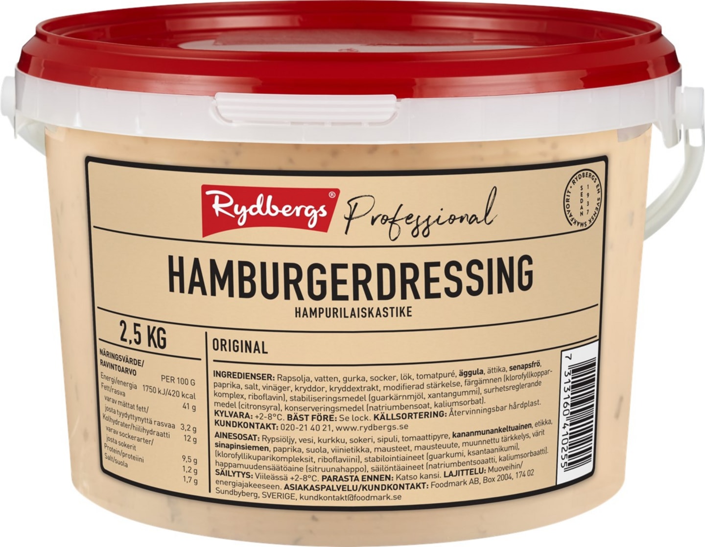 Hamburgerdressing 2,5kg