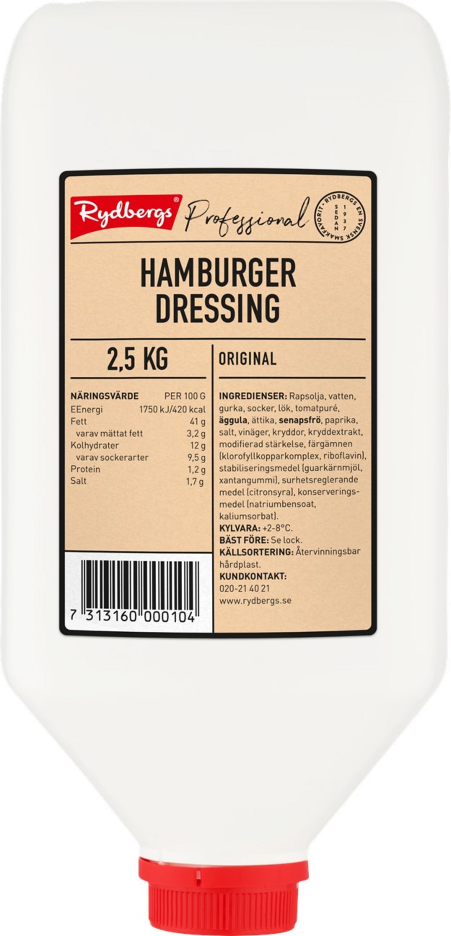 Hamburgerdressing 2,5kg
