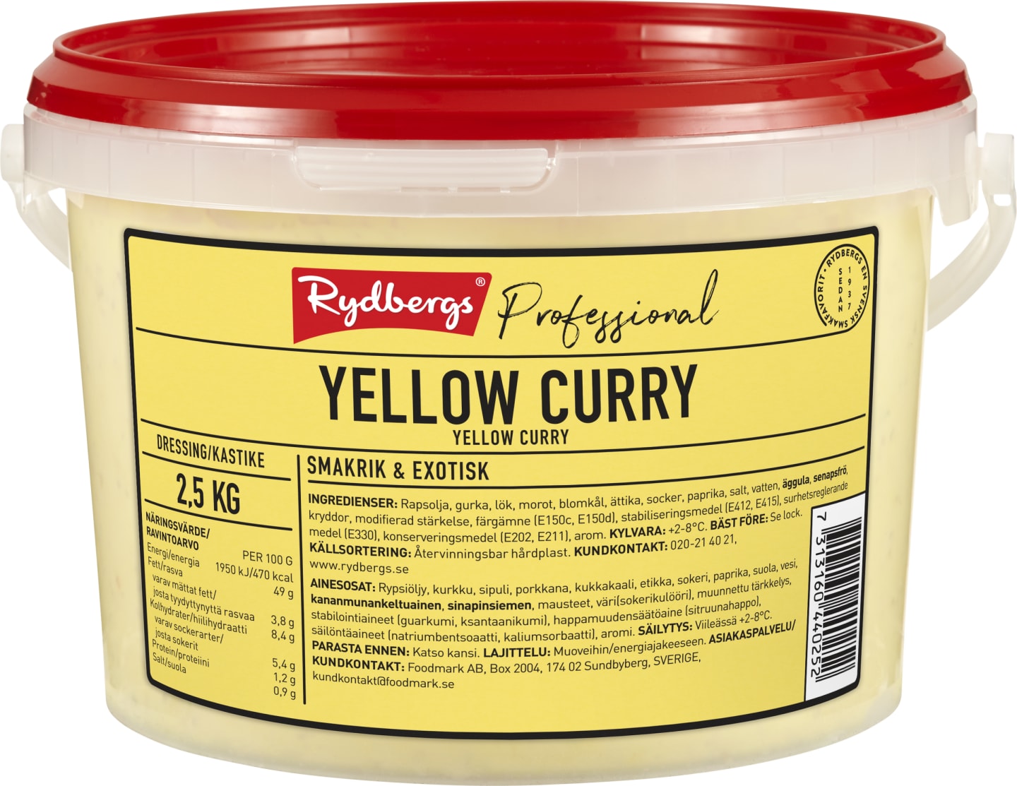 Yellow Curry Dressing 2,5kg