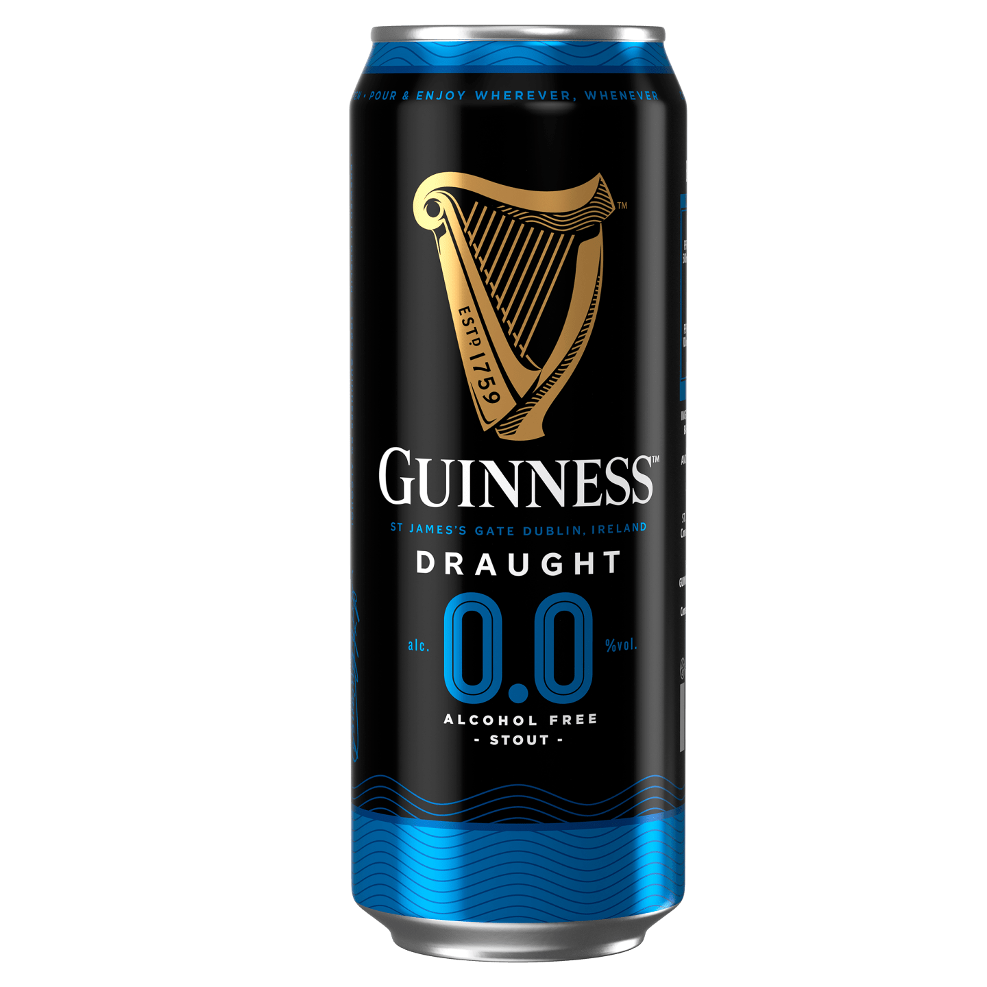 Guinness Draught alkfri burk 44cl