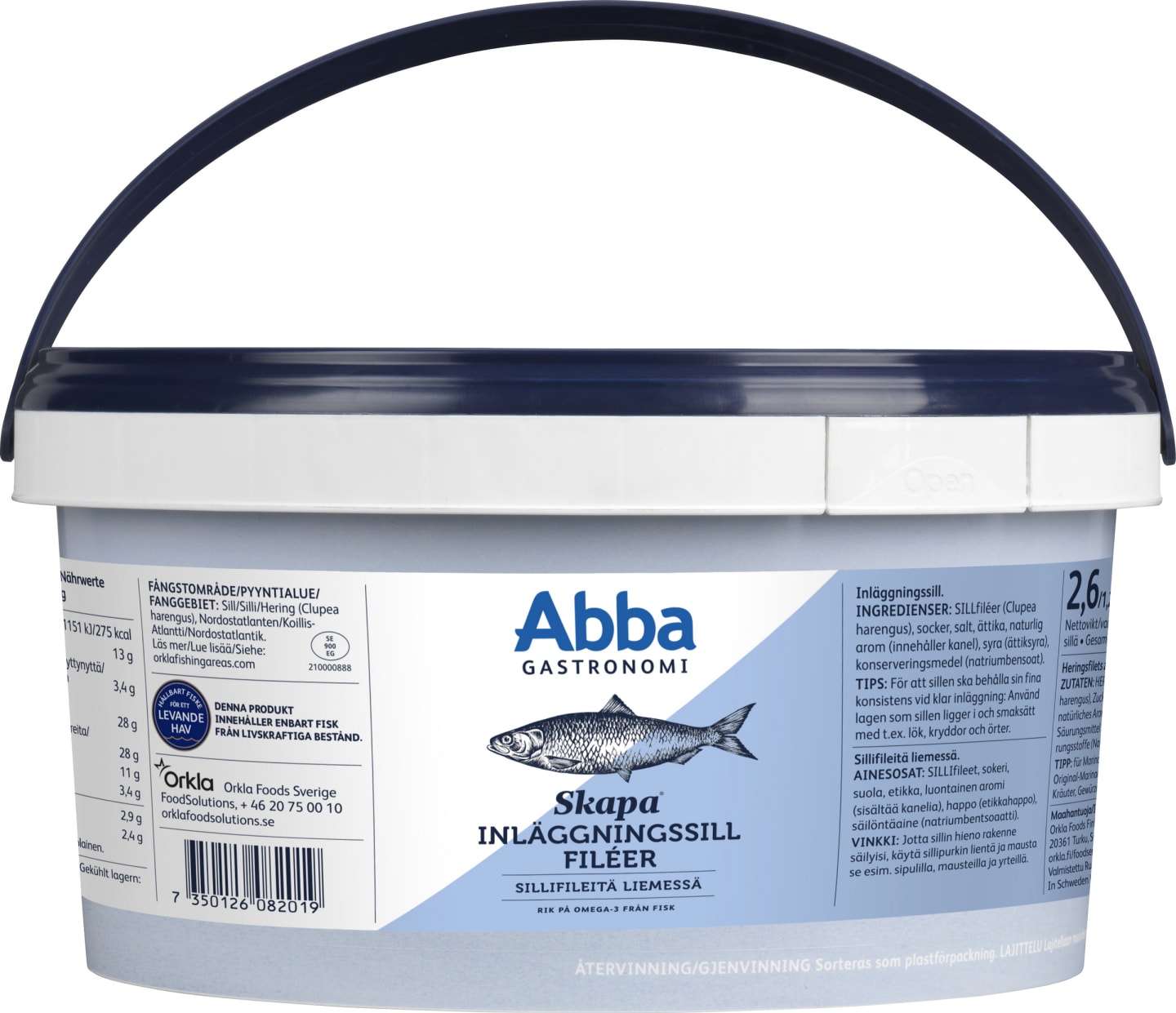 Skapa inläggningssill filé 2,6kg - Bild 1 av 1