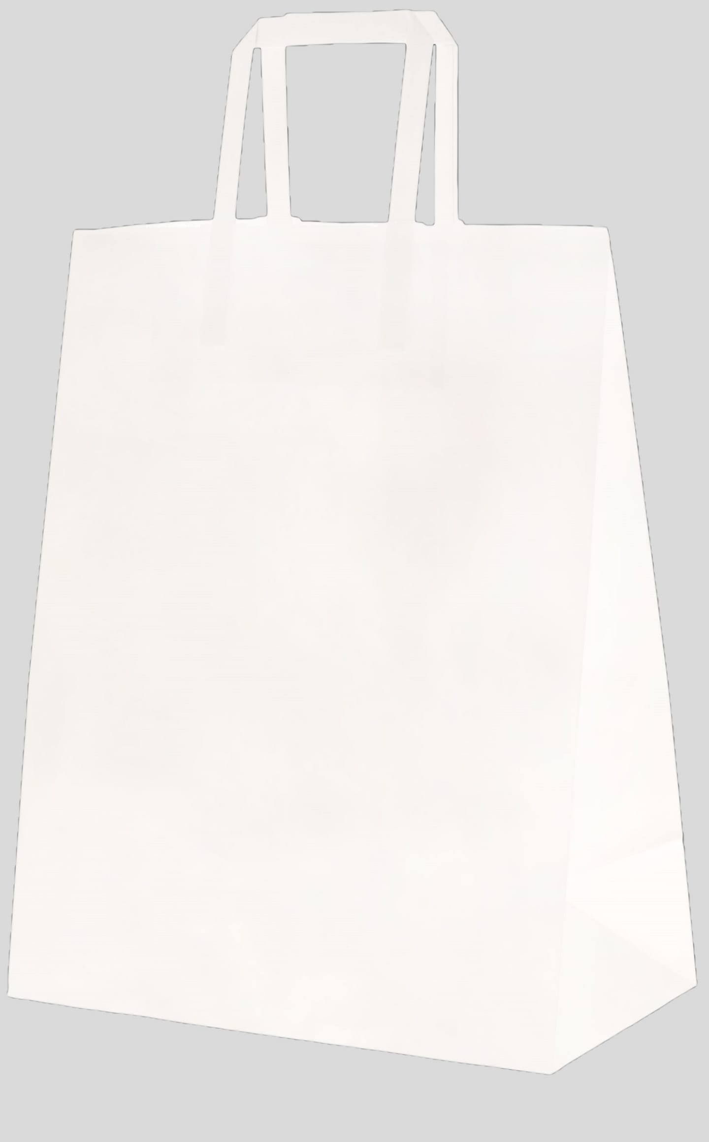 Bärkasse pap vit 26liter 32x17x40cm200st - Bild 1 av 1