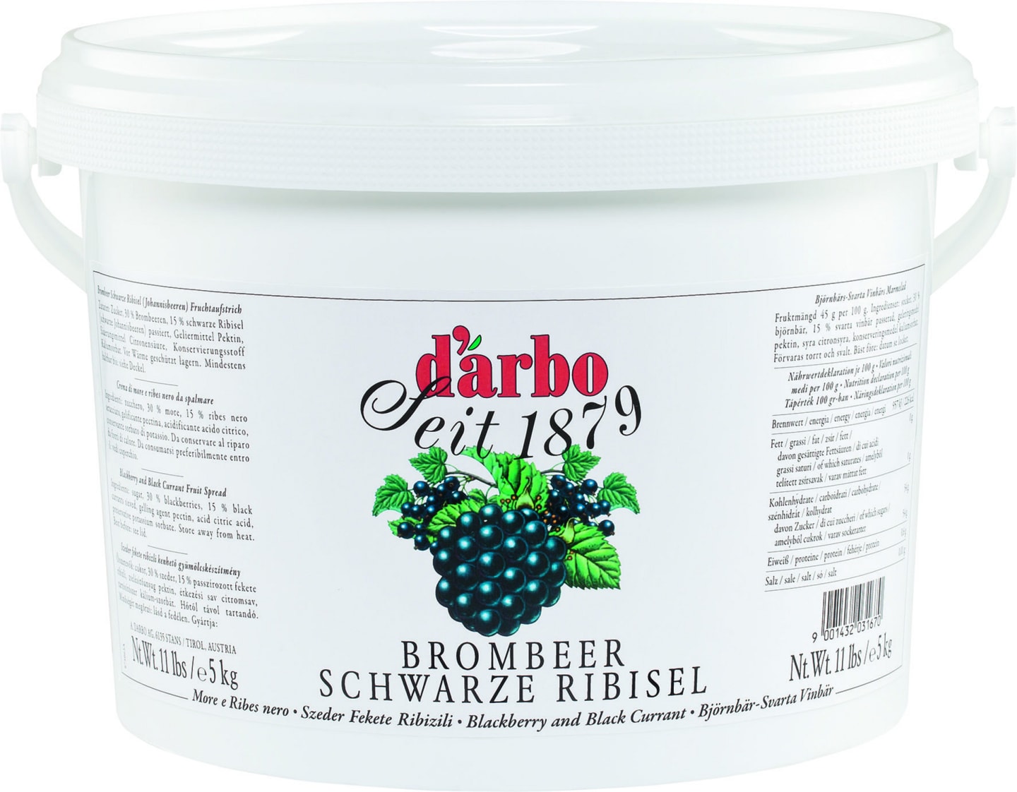 Marmelad Björnbär Svarta Vinbär 5kg