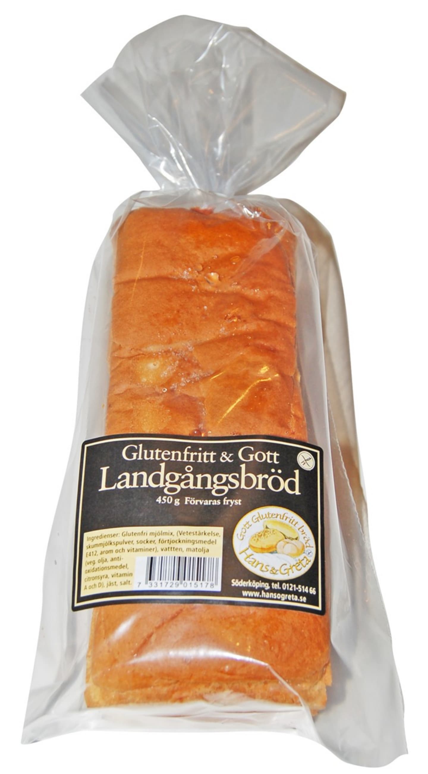 Landgångsbröd glutenfri 4-5skivor 450g