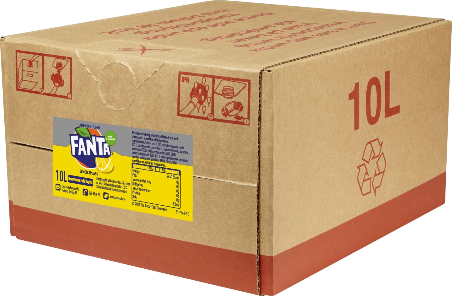 Fanta Lemon Zero bib 10L
