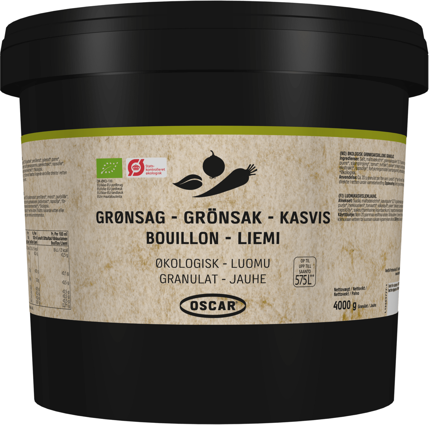 Grönsaksbuljong granulat 4kg
