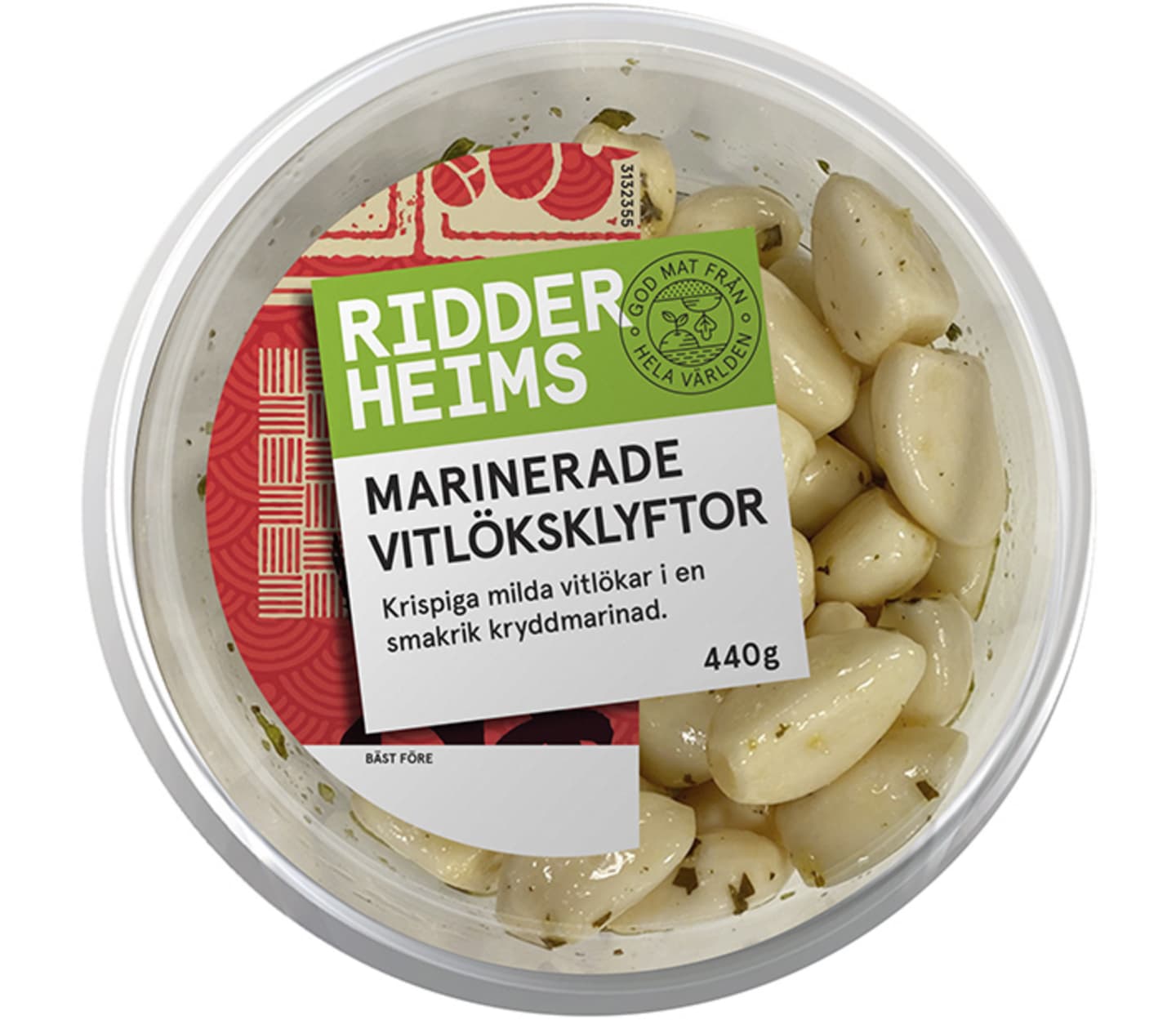 Marinerade vitlöksklyftor 440g