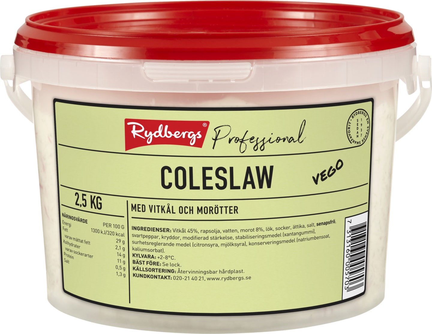 Coleslaw vegan 2,5kg