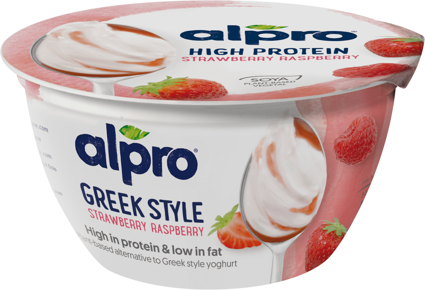 Alpro greek style jordg/hallon 150g