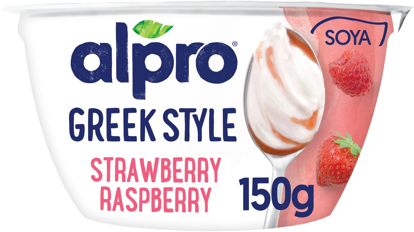 Alpro greek style jordg/hallon 150g - Bild 1 av 2