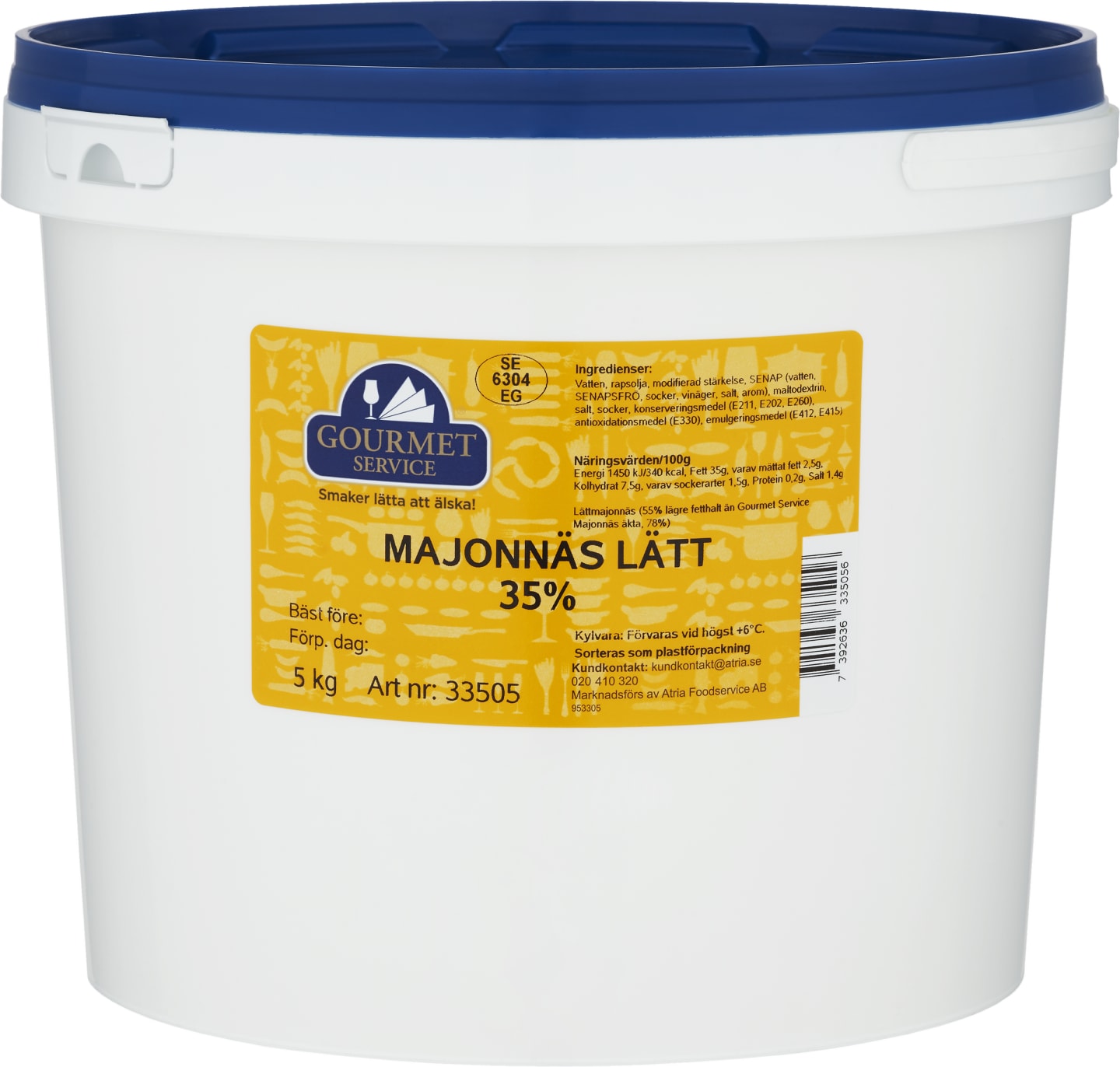 Majonnäs lätt 35% 5kg - Bild 1 av 2