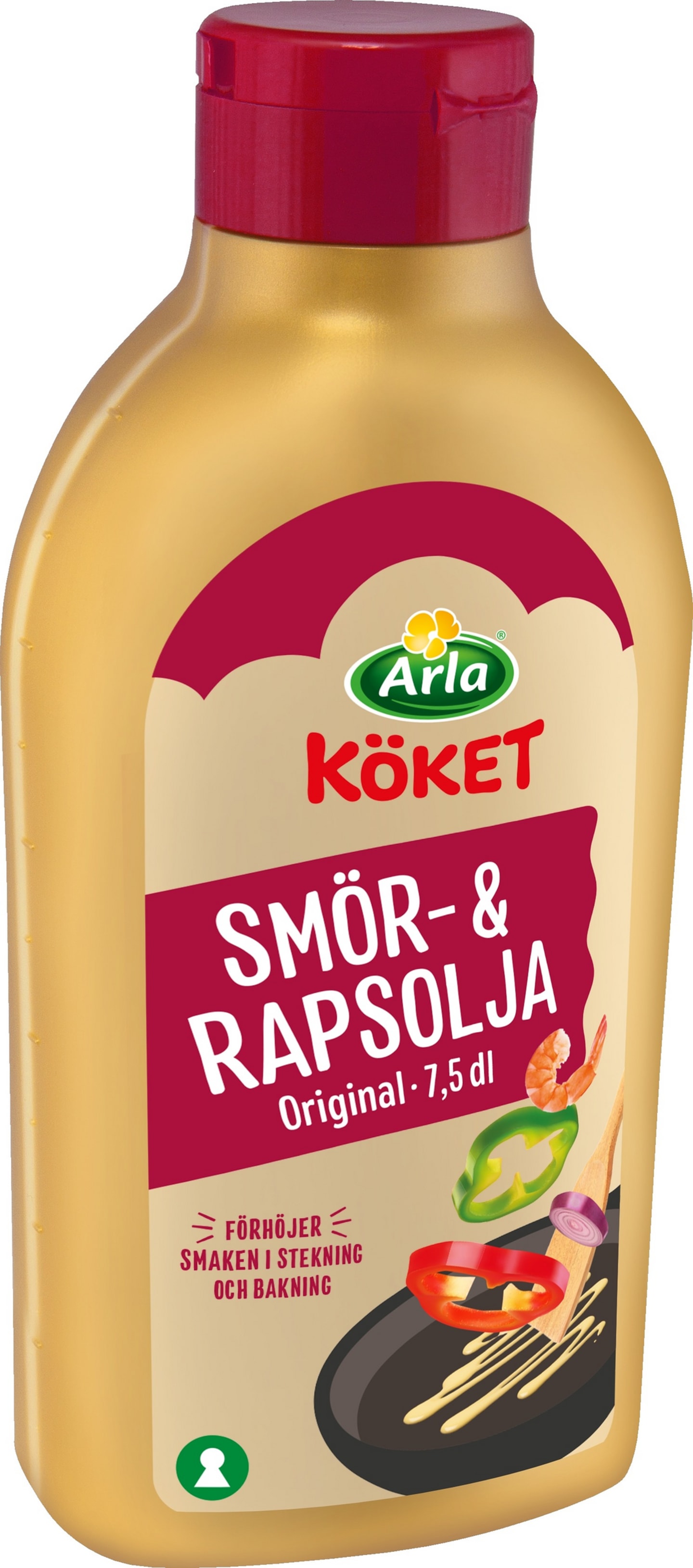Smör- och rapsolja 750ml