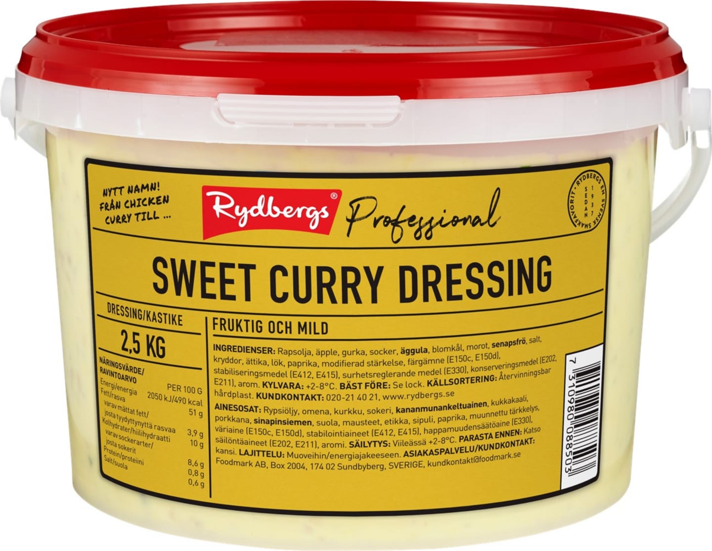 Sweet curry dressing 2,5kg