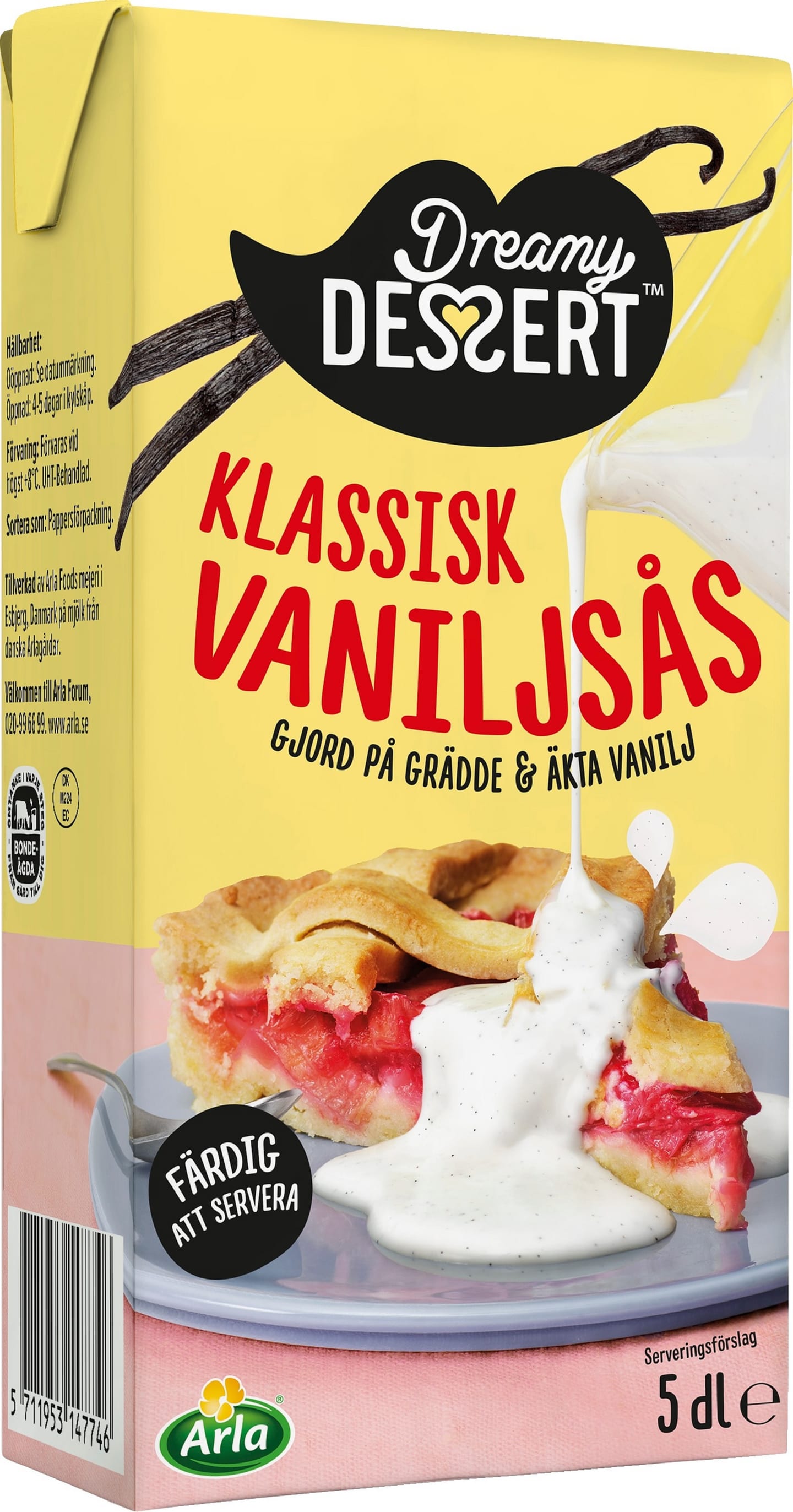 Vaniljsås klassisk 5dl