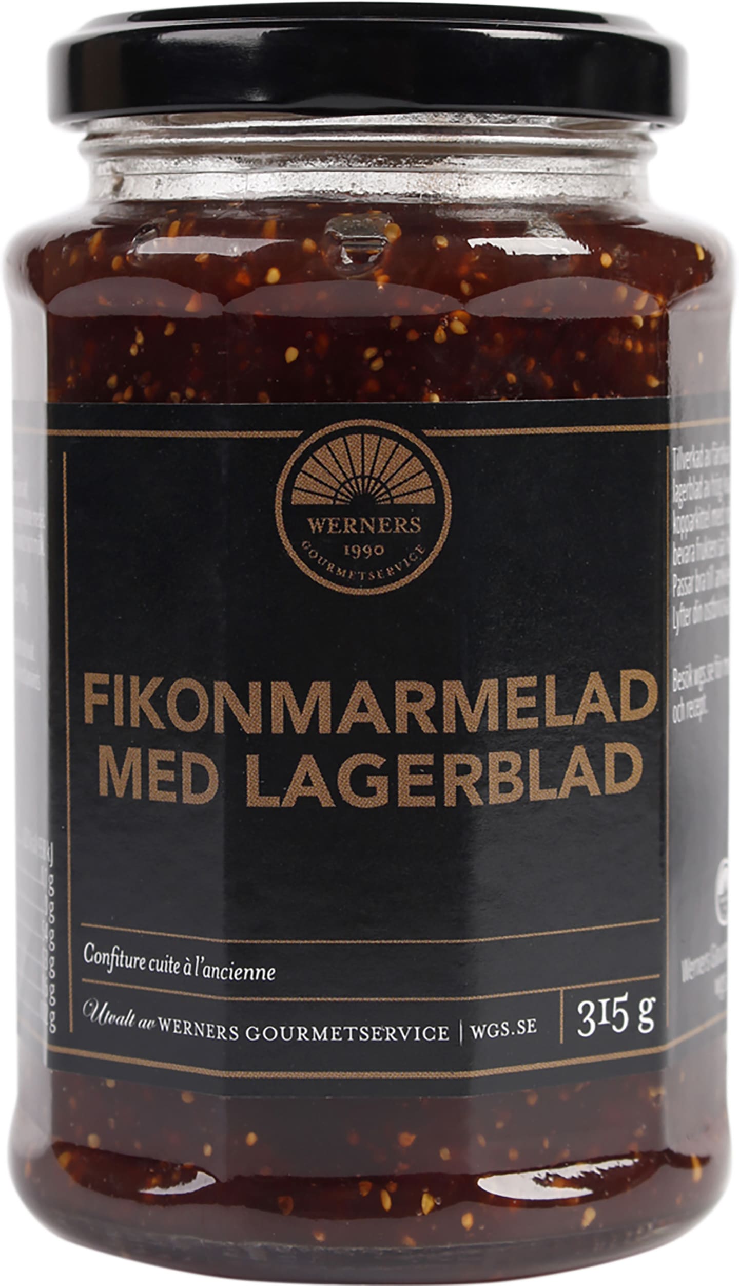 Fikonmarmelad med lagerblad 315g
