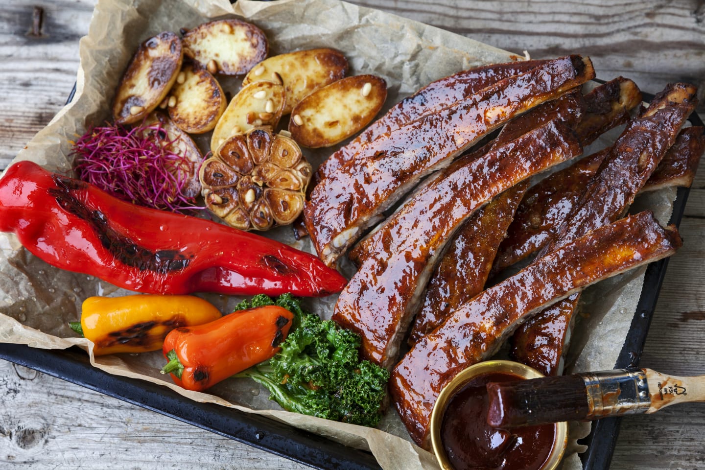 Spareribs BBQ, sous vide 540g