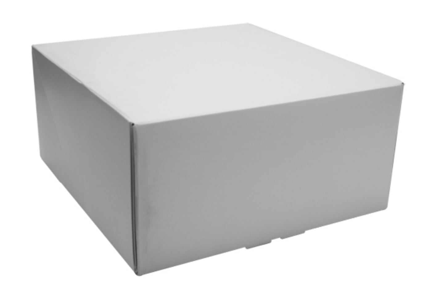 Bakelsekartong Q-lock Vit 25x25x12cm