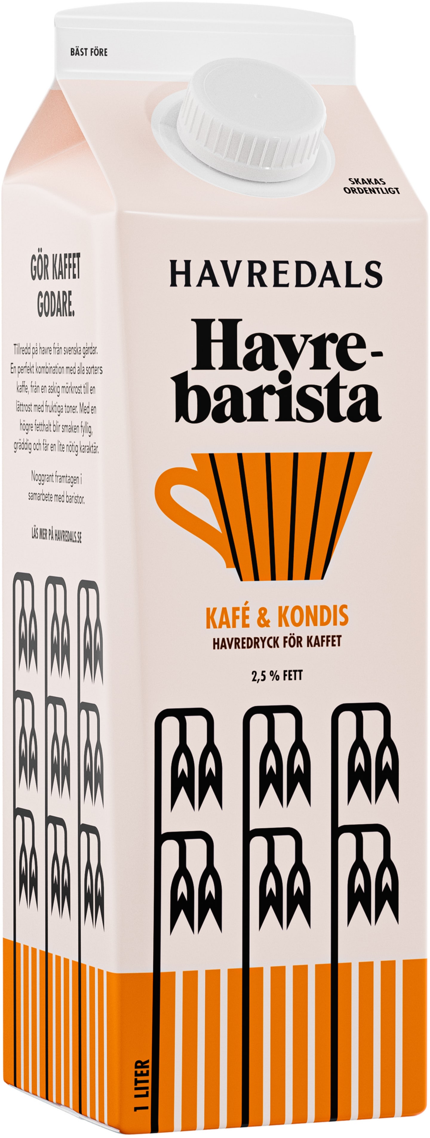 Havredals Havredryck Kafé & Kondis 1L - Bild 1 av 2