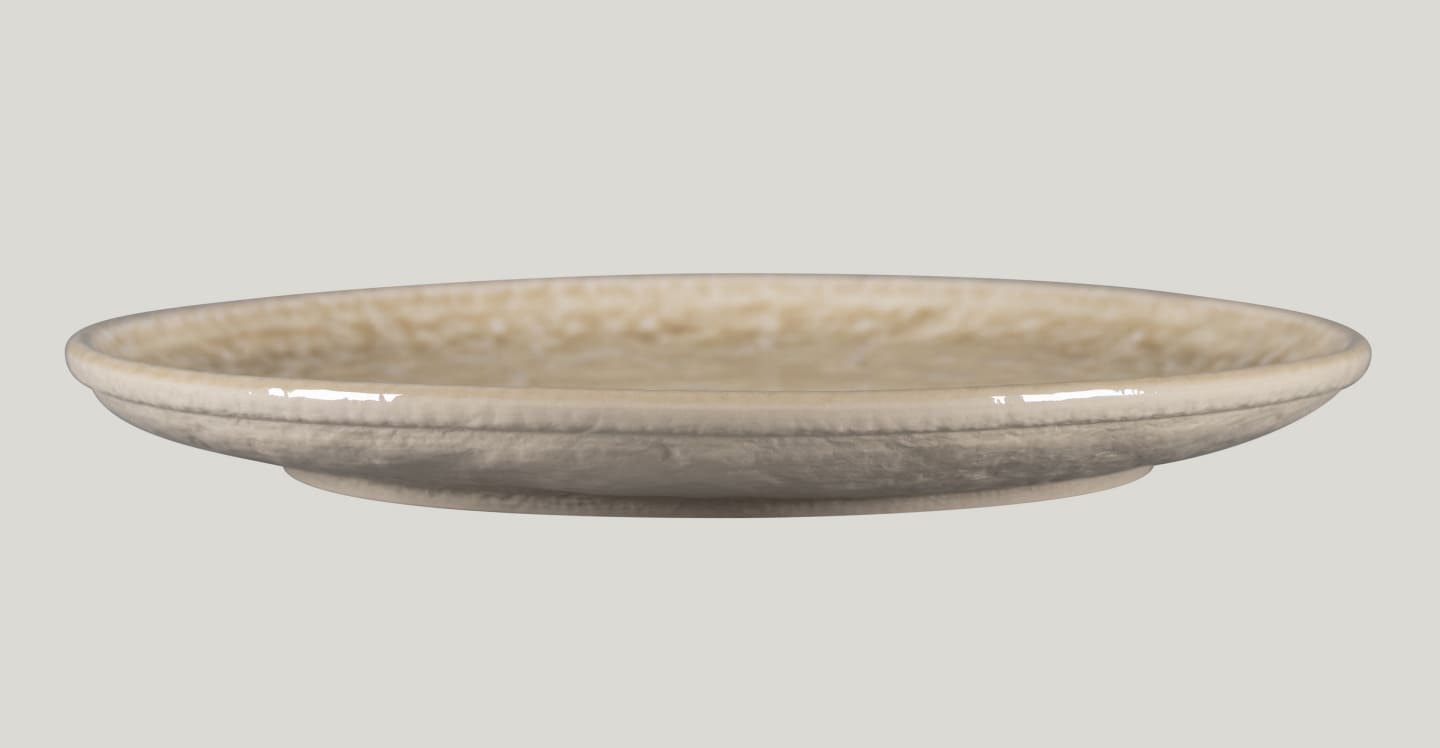 Krush tallrik flat vanilla 280mm - Bild 1 av 2