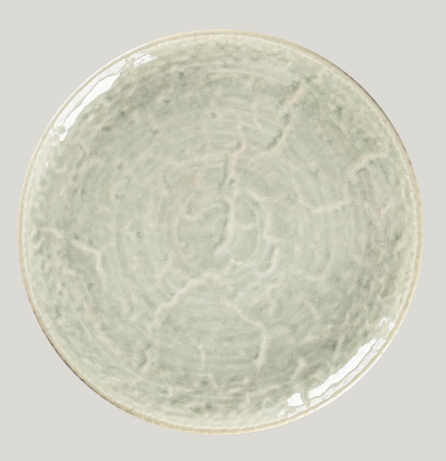 Krush tallrik flat celadon 280mm