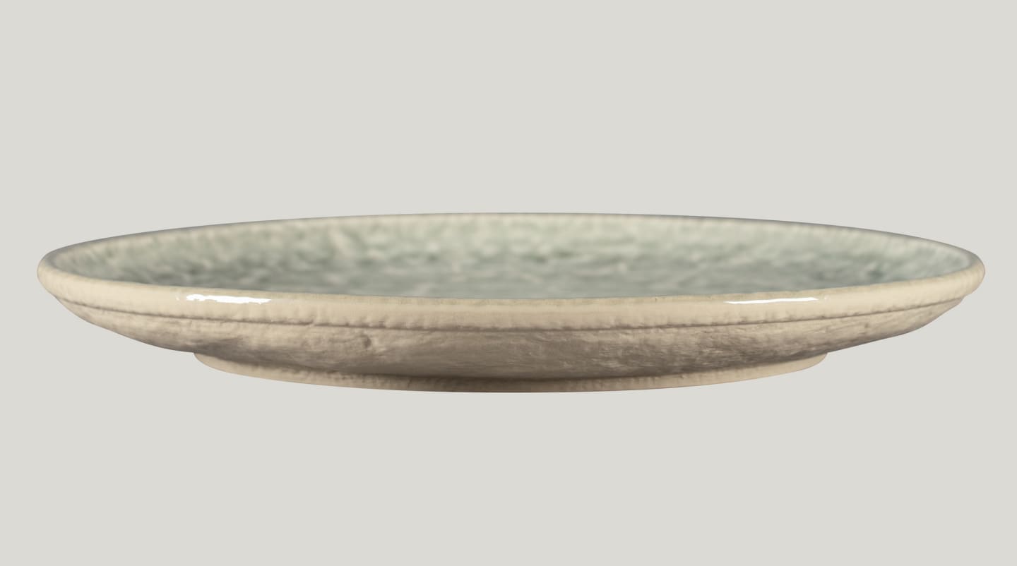 Krush tallrik flat celadon 280mm - Bild 1 av 2