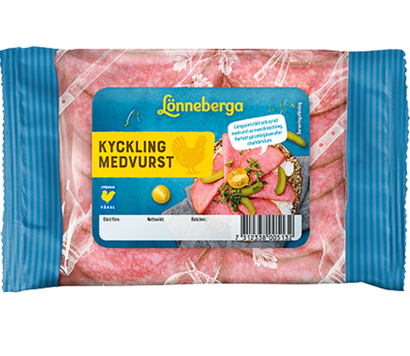 Kycklingmedvurst 120g