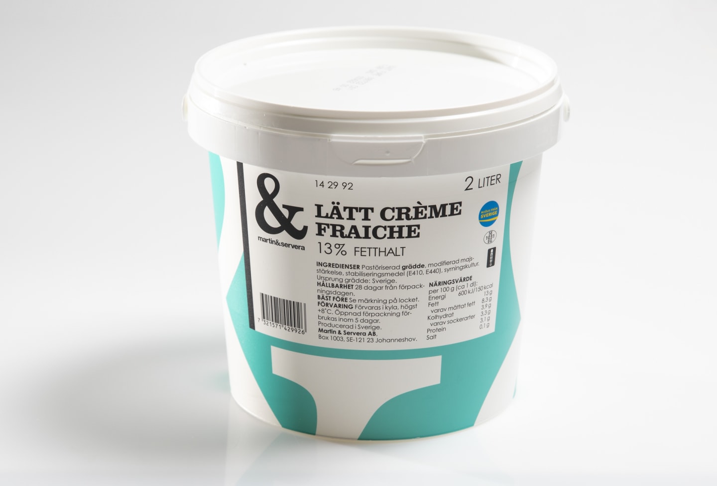 Crème fraiche lätt 13% 2L