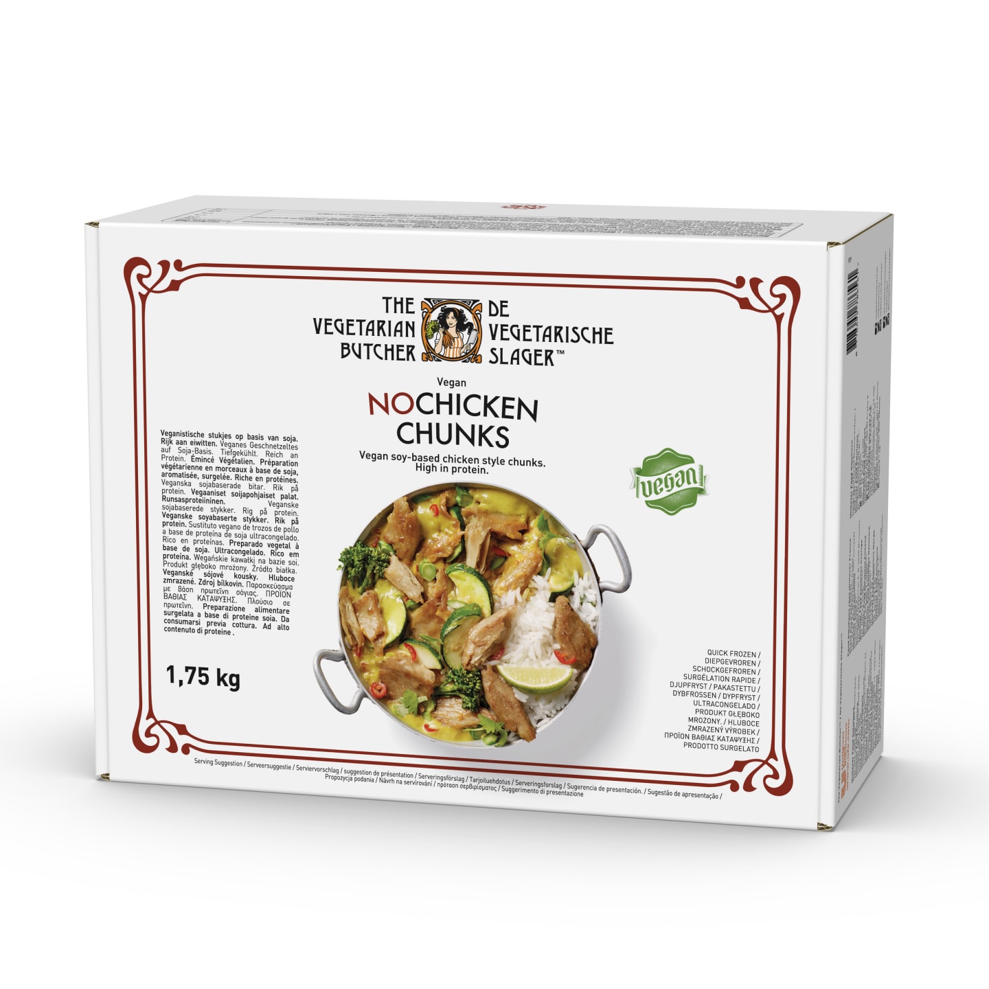 No Chicken Chunks vegobitar 1,75kg - Bild 1 av 1
