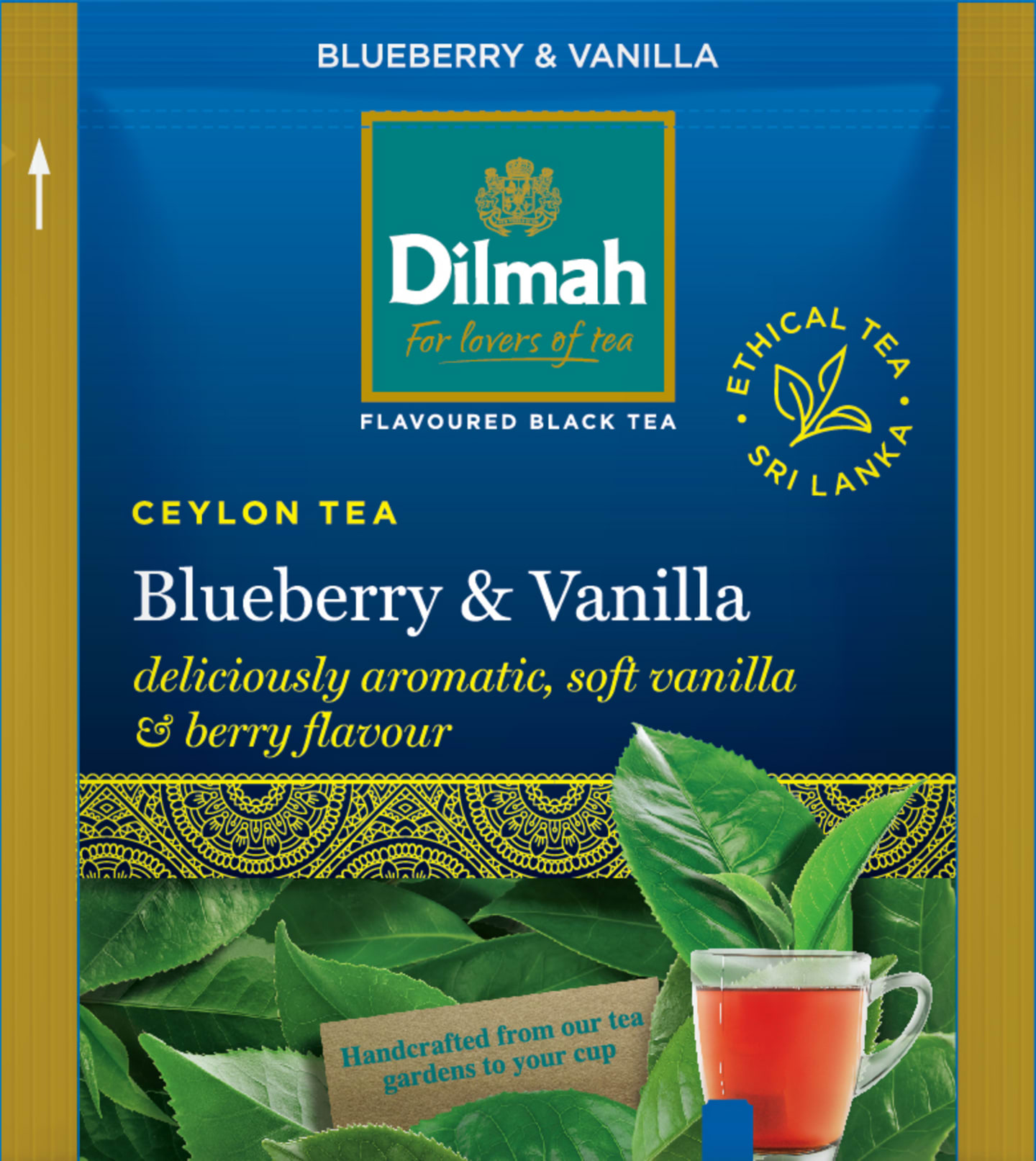 Blueberry Vanilla svart te 100x2g - Bild 1 av 1