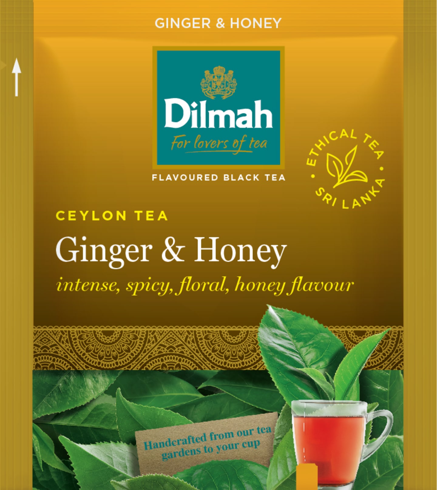 Ginger and Honey svart te 100x2g - Bild 1 av 1