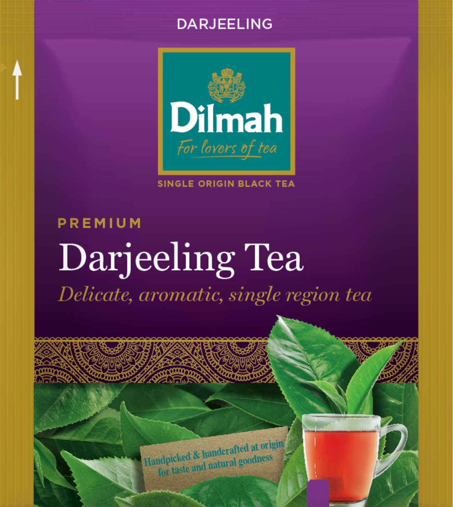 Darjeeling svart te 100x2g